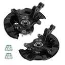  Front Steering Knuckles & Wheel Bearing Hub Assembly Fit for Toyota Corolla 1.8L 2014-2018 L4, for Matrix 1.8L 2009-2013 L4, Left Driver and Right Passenger Side, for 698-477, 698-476
