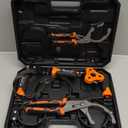 MateAuto Oil Filter Wrench Set, 8 Piece Adjustable Oil Filter Wrenches 2-3/4" to 5-1/4", 9" & 12" Universal Oil Filter Removal Tool with 1/2" to 3/8" Adapter, Organized in Storage Case (8-Piece Set)