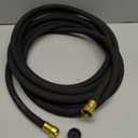 5/8" Soaker Hose for Garden Drip Hose Irrigation System with Solid Brass Fitting for Lawns Flower Beds & Vegetable Gardens (25FT)