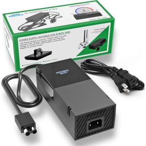 Power Supply Brick Compatible with Microsoft Xbox One [Sole New Quietest Version]