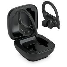 Truly Wire free Earbuds by iLive Bluetooth earbuds sweat proof secure and comfy fit auto pairing with portable charging case Black Audi device for outdoor indoor
