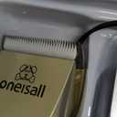 oneisall Dog Clipper Low Noise, Dog Grooming Kit with Rechargeable, Pet Shaver Cordless Electric Quiet Hair Clipper Set for Dogs Cats PetsGold