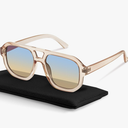 livho Trendy Polarized Square Aviator Sunglasses Women Men Square Eyewear Frame, Retro Sun Glasses for Women Men 2025 Shades