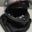 Pvxruioz Modular Bluetooth Motorcycle Helmet, DOT Approved (Black, XXL)
