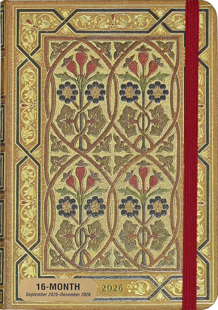 2026 Art Nouveau Weekly Planner (16 months, Sept 2025 to Dec 2026)