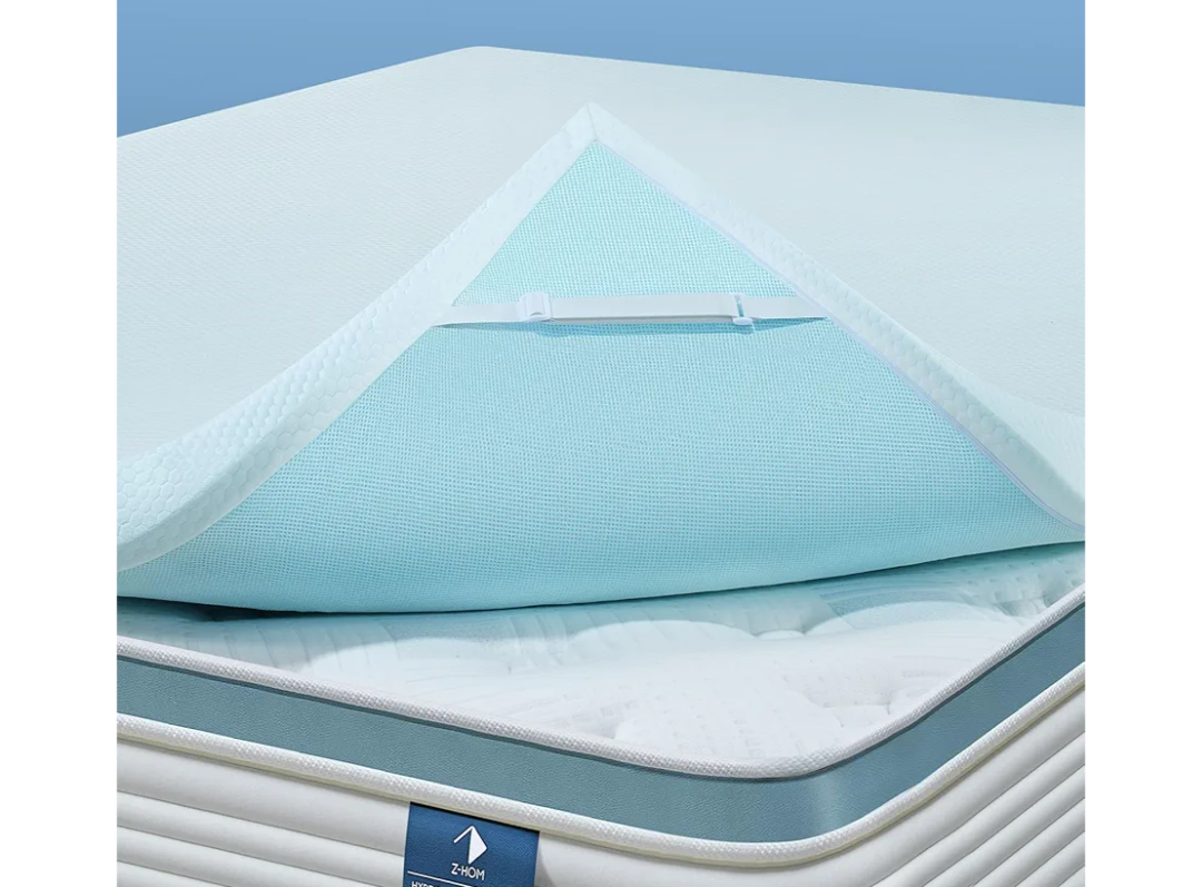 3 Inch King Size Memory Foam Mattress Topper, Cooling Gel Bed Topper with Premium Removable Skin-Friendly Non-Slip Cover, High Density Ventilated Mattress Pad CertiPUR-US & Oeko-Tex Certified, White