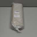 Faux Leather 100% Waterproof Oil-Proof Wipeable Heat Resistant Vinyl Placemats Set of 6 for Dining Table, Kitchen, Coffee Table, Indoor & Outdoor, Non-Slip, Easy Clean, Parties & GiftsLight White