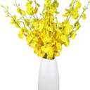Artificial Flowers Orchids Silk Fake Flowers in Bulk, 10 Pcs (Each 20''), for Wedding Festive Party Home Office Decoration, Not Include Vase