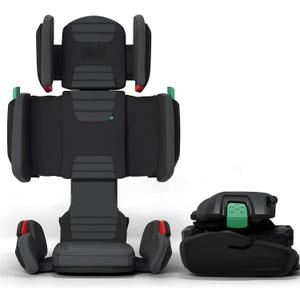Mifold Hifold Adjustable Kids High Back Booster Car Seat with Strap Slate Grey