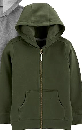 Simple Joys by Carter's Toddlers and Baby Boys' Fleece Full-Zip Hoodies, 6 y