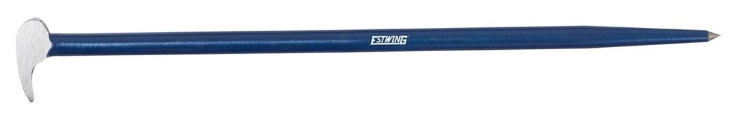 Estwing 62451 16-Inch Roll-Head Pry Bar - Heavy-Duty Chrome Alloy Steel, Bend-Resistant, Versatile Design for Construction & Automotive Projects