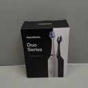 Aquasonic Duo - Dual Handle Ultra Whitening 40,000 VPM Wireless Charging Electric ToothBrushes - 3 Modes with Smart Timers - 10 Dupont Brush Heads & 2 Travel Cases Included