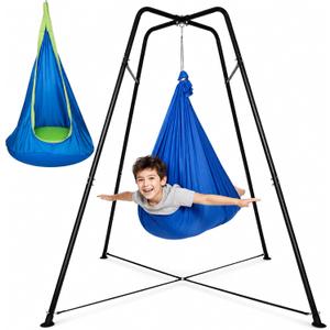 Swing Stand with Sensory Swing & Pod Swing, Autism Swing for Kids & Adults