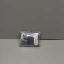 Simplebrand Dusty Blue Short Sheer Curtains 45 Inch Length for Small Windows, Rod Pocket 2 Panels Set Solid Voile Drapes Window Sheer Curtains for Bedroom Bathroom Kids Room Kitchen, 42x45 Inch, 2pcs