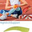 Arch Support Inserts Women Insoles - Orthotics Shoe for Plantar Fasciitis, Flat Feet, Over-Pronation, Relief Heel Spur Pain, Heel Cushion Increase Insoles (S:Men5-6/Women6-7)