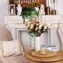 CEWOR 15pcs Fall Artificial Flowers, Fake Flowers in Vase for Table Centerpieces Decor, Aesthetic Artificial Flowers for DIY Bouquet Party Wedding Home Decor Floral Arrangements Centerpiece Beige