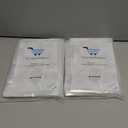 2 x Choice Marts 100 Clear Plastic Bags With Handles 9"x12" Perfect for Merchandise And Retail 1.5Mil Thick Clear Gift Bags With Handles