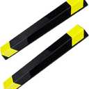 16" Heavy Duty Parking Aid for Garage, Car Parking Stopper for Garage 2 Pack, Parking Aids Protects Car, Parking Stopper Easy to Install (2 Pack 16" L x 1.25H)