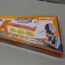 DIYSELF-Caulk-Gun-Drip-Free, Hand Caulking Tool with Smooth Rod, Caulking Gun Fits 10 oz Tube, 10:1 Thrust Ratio Silicone Gun for Bathroom, Kitchen, Windows, Door Frames, Small Repairs (Orange)