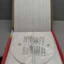 Half-Moon Ceramic Heat Deflector Plates for Kamado Joe Big Joe I, II, III - 19.8 Inch Pizza Stone - Kamado Joe Accessories and Replacement Parts by Smoker Chef - 2-Pack