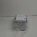 Delamu 2 Sets of 3-Tier Bathroom Under Sink Organizers and Storage, Multi-Purpose Stackable Pantry Organization and Storage, Pull Out Clear Kitchen Bathroom Cabinet Organizer with Movable Dividers (White)