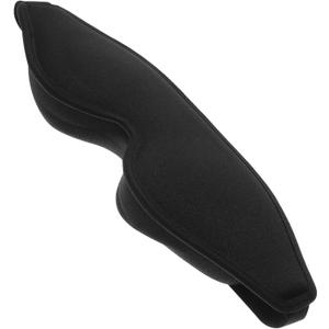 Lightproof Comfortable Eye Mask Memory Sleeping Mask for Travel Office and Outdoor Use Elastic Bands for Light Blocking and Optimal Comfort (Black)