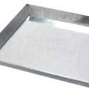 Galvanized Steel Fireplace Ash Pan - 17'' x 17''