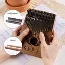 Kalimba Thumb Piano Finger Instrument 17 Keys Made in Korea Patented No Tuning Premium K-kalimba Musical Gift for Beginners Adults Kids