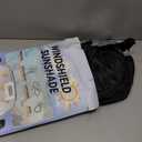 Custom Fit Venza Windshield Sunshade for 2021 2022 2023 2024 2025 Toyota Venza, LE, XLE, Limited, SUV Accessories Front Window 210T Reflective Shield Cover for Windshield Sun Visor Protector Blocks UV