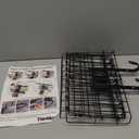 Folding Bike Front Basket Bicycle Wire Basket with Handles Easy Installation on Front Handlebar