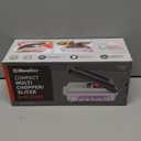 Mueller Vegetable Chopper Mandoline Slicer, Food Veggie Chopper, Cheese Grater, Onion Vegetable Cutter with Container, Dicer, Kitchen Gadgets & Essentials, White Sand/Grey (6 blade)