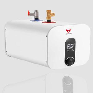 Electric Water Heater Smart 3.3 Gallon Point of Use Hot Water Heaters 120V US Safty Plug Boiler Wash Under Sink (15L)