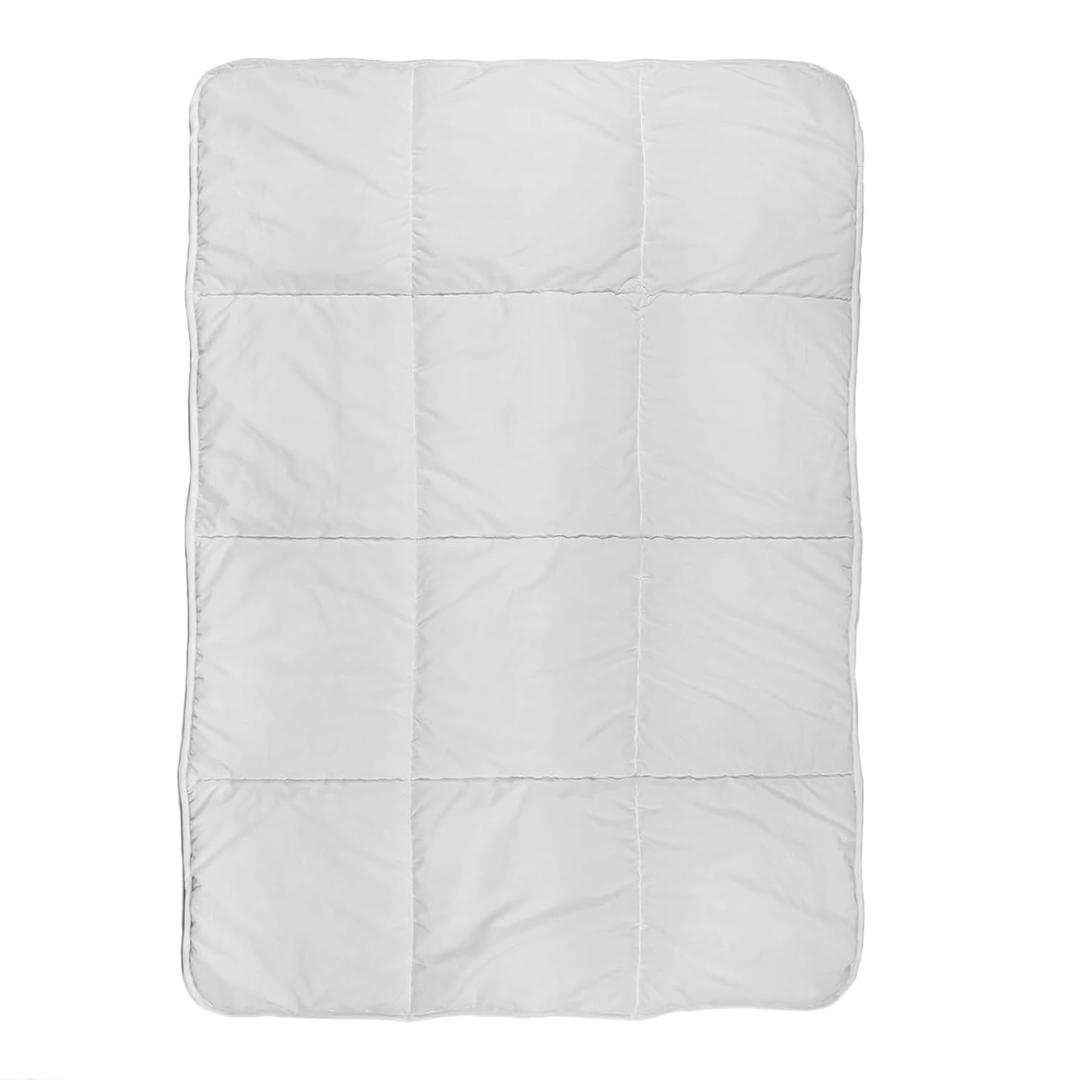 Tadpoles Quilted Toddler Comforter | 40" x 60" | Made of 100% Microfiber Polyester (Shell) & 200 GSM Fiberfill | Soft, Breathable & Durable | Ideal for Toddlers (12-48 Months) | Box Pattern in Grey