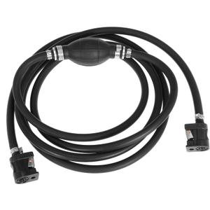 Marine Boat Fuel Line Kit 8mm (5/16") Fuel Line Assembly with Primer Bulb & Connector - 10FT Marine Outboard Boat Motor Fuel Gas Line Hose for RVs, Tractors, and Caravans
