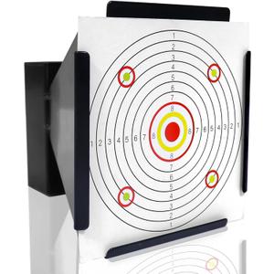 Highwild Pellet Trap Target with 100pcs 5.5" X 5.5" Paper Targets for Airsoft, BB Gun, Airgun - Wall-Mounted
