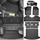 TripleAliners Floor Mats & Trunk Mat & Backrest Mats All Weather Liners Compatible with 2025 Chevrolet Equinox Accessories TPE Custom Fit Floor Liners Rear Trunk Cargo Mat Seat Back Cover(No for EV)