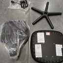 Amazon Basics Low Back Office Chair, Breathable Mesh, Height Adjustable, Padded Seat, Rolling Wheels, Swivel, Back Support, Sturdy, 21.25" D x 22.5" W x 38" H, Black