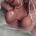 Silicone Baby Popsicle Molds with Sticks Dark Pink 