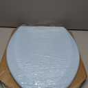 Bemis 1500EC 464 Dresden Blue Elongated Molded Wood Toilet Seat with Easy-Clean & Change Hinge, 1 Pack