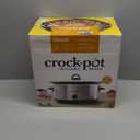 Crock-Pot 7 Quart Oval Manual Slow Cooker, Stainless Steel (SCV700-S-BR), Versatile Cookware for Large Families or Entertaining