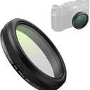 SmallRig UV Filter for FUJIFILM X100VI / X100V, 99% Light Transmittance, Optical Glass Lens, Waterproof & Anti-Scratch, Lightweight Aluminum Frame, Lens Protection Filter, Cleaning Cloth (Black) 5852