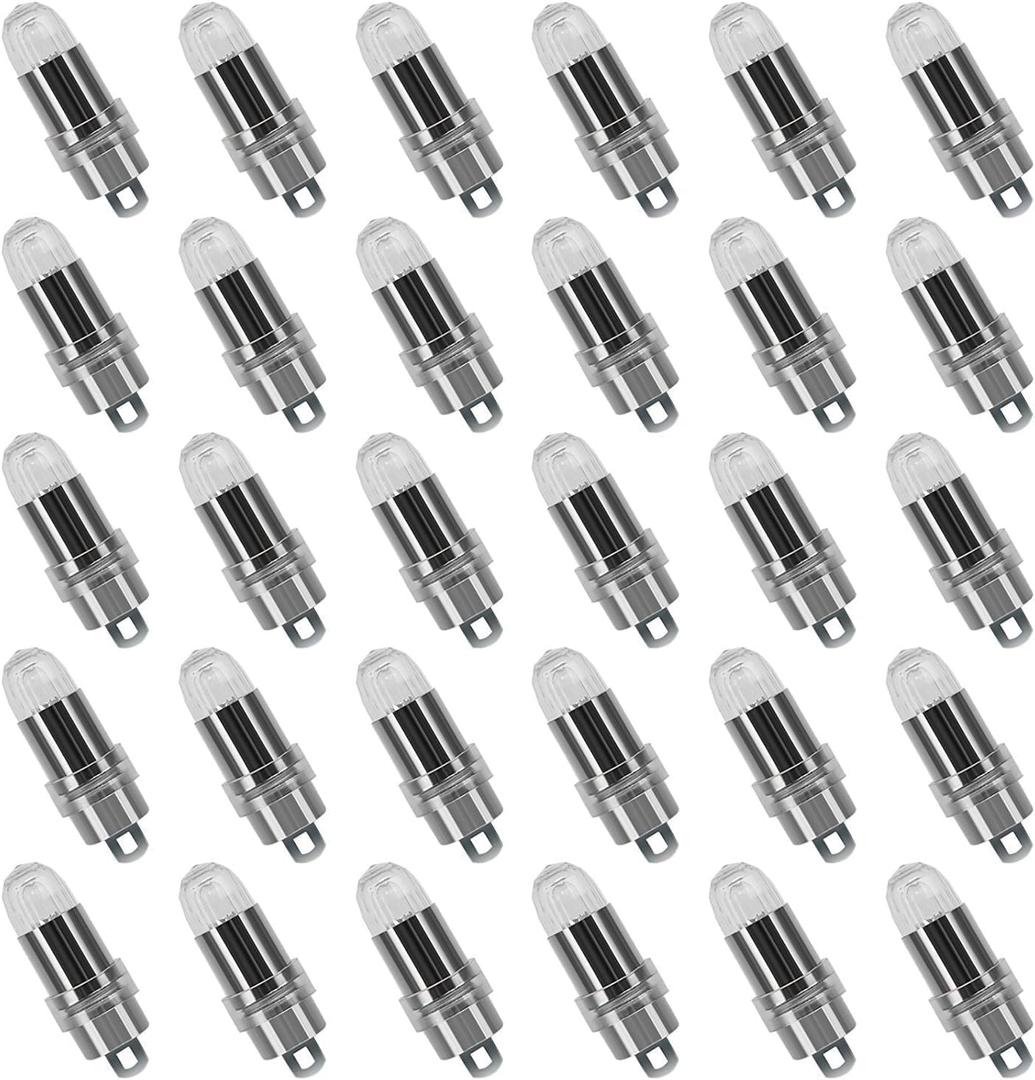 24x Battery Operated LED Party Lights Seasonal Lighting for Balloons Paper Lanterns, Waterproof - Warm White