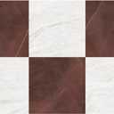 FloorPops x Chris Loves Julia Bonneville Oxblood Peel and Stick Floor Tiles, FP6333 (Red)