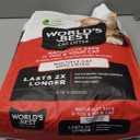 WORLD'S BEST CAT LITTER Multiple Cat Unscented, 15-Pounds - Natural Ingredients, Quick Clumping, Flushable, 99% Dust Free & Made in USA - Long-Lasting Odor Control & Easy Scooping
