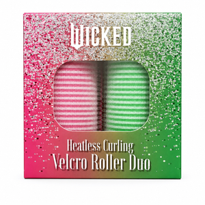 Wicked Heatless Curling Velcro Roller Duo (4 Pack)