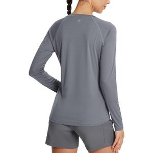 baleaf Women's Soft Athletic T-Shirt (Gray, XL)
