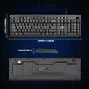 Rii RK907 Ultra-Slim Compact USB Wired Keyboard for Mac and PC,Windows 10/8 / 7 / Vista/XP (Black) (1PCS)