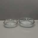 M MCIRCO 4-Piece Glass Casserole Baking Dish, Set of 2 Casseroles With Glass Lids, 1.9 Qt and 3 Qt