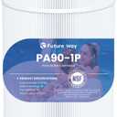 Future Way C900 Pool Filter Cartridge Replacement for Hayward C900, Replace Pleatco PA90, Hayward CX900RE, Unicel C-8409, 90 sq.ft