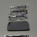 READITEASY 3 Pack Reading Glasses 2.25 Men Blue Light Blocking, Readers Men with Spring Hinge Reduce Eyestrain/UV/Dryness, Mens Reading Glasses 2.25+